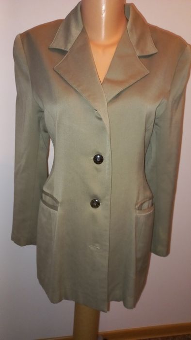 długa marynarka jednorzędowa L