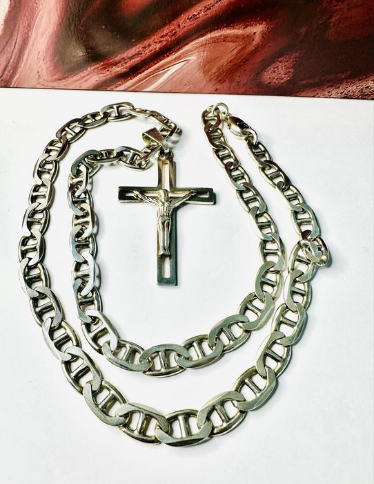 Srebrne Łancuszek 925    57cm