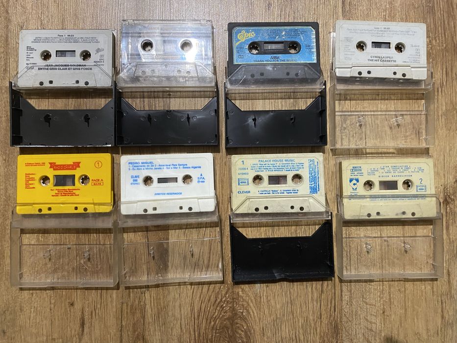 Lote de 53 cassetes originais música portuguesa e outras