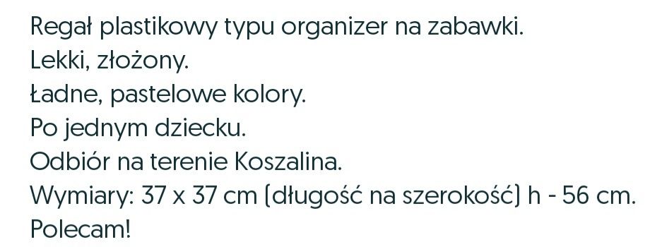Organizer na zabawki do dziecięcego pokoju