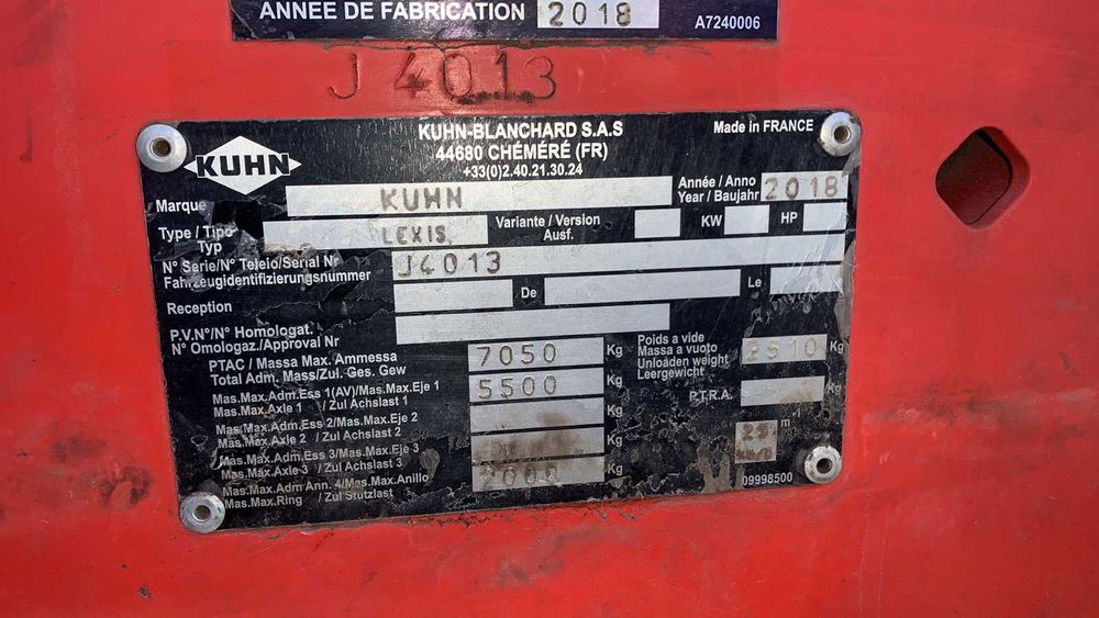 Обприскувач KUHN LEXIS 3000 штанга 28м