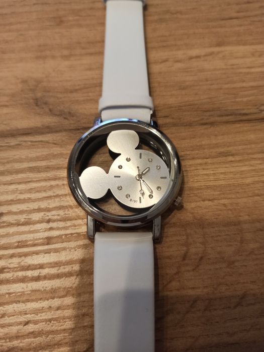 Zegarek Mickey biały kwarcowy