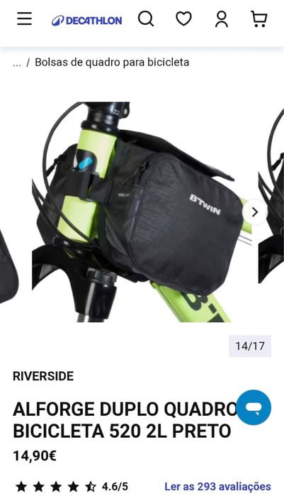 Bolsa para bicicleta