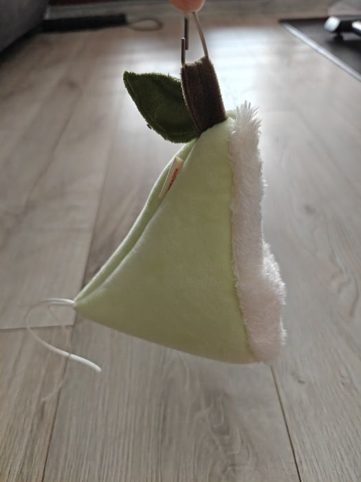 Pluszowa gruszka i kółko dla chomika, myszki