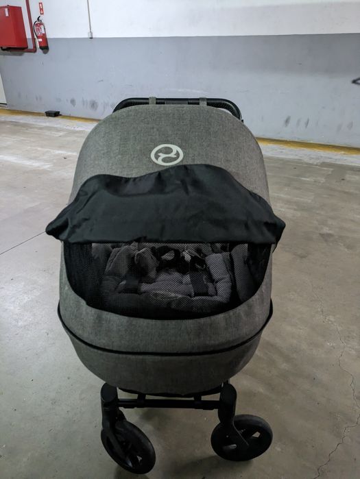 Carrinho Cybex Priam Platinum+ babycok Cloud Q plus