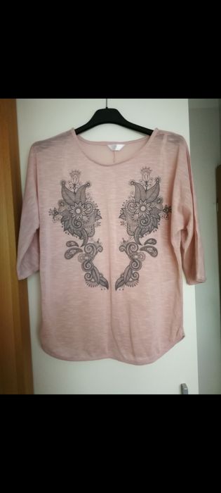 Zwiewna bluzka ala nietoperz