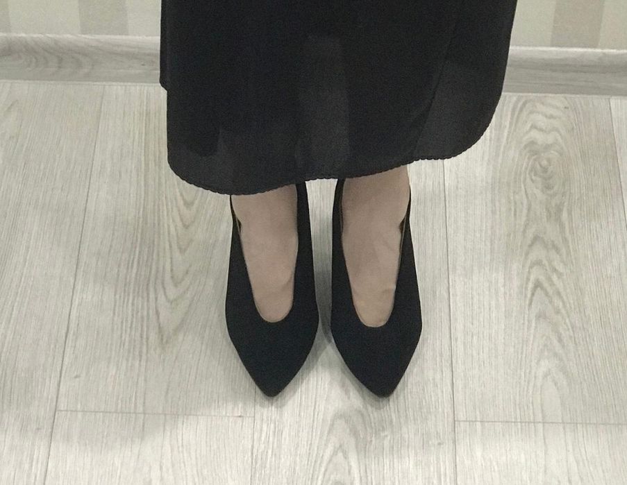 Туфлі лодочки замш