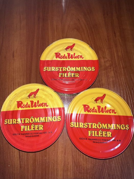 Surstromming Roda Ulven філе 400 гр Швеція сюрстреммінг рибна консерва