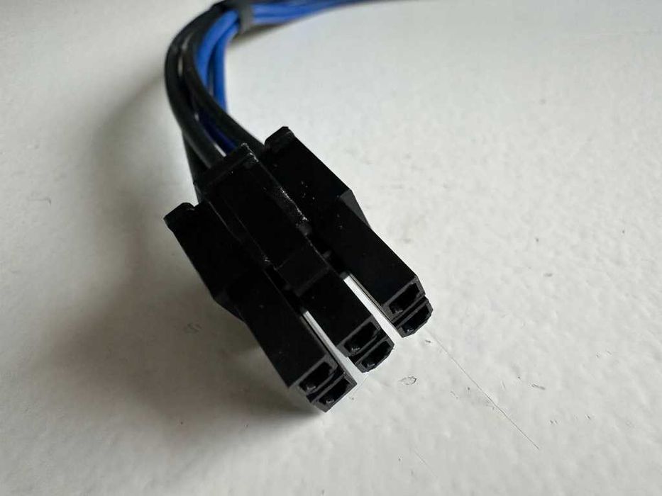 2x kabel zasilający PCIe PCI-Express 6-pin kart graficznych do Apple Mac Pro/PowerMac G5