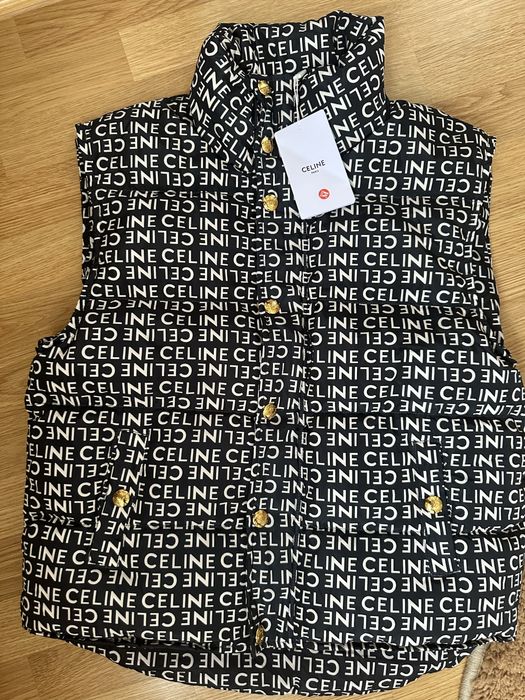Жіночий чорний  жилет  "celine"