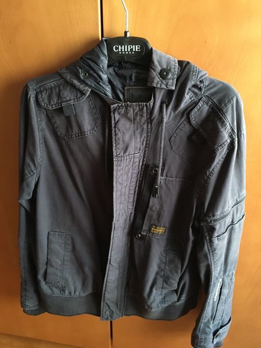 Casaco G star azul L (pequeno)