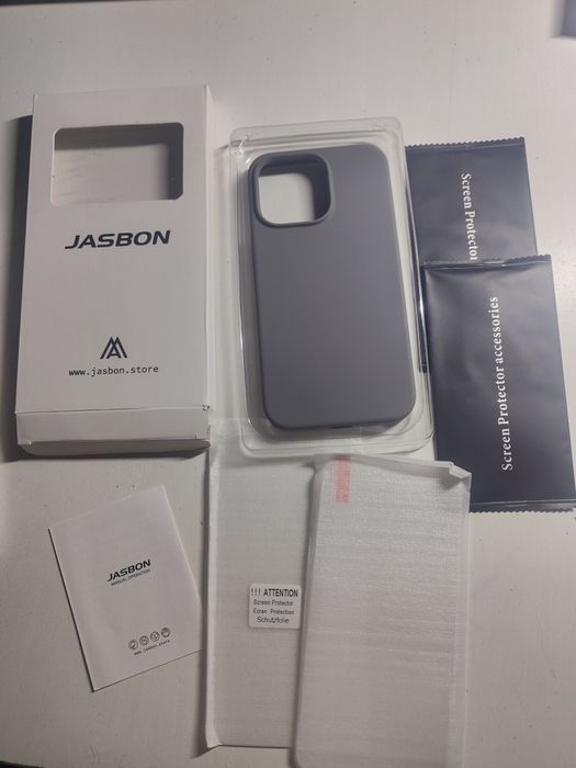 Etui case + szkło hartowane iPhone 13 pro Jasbon B985