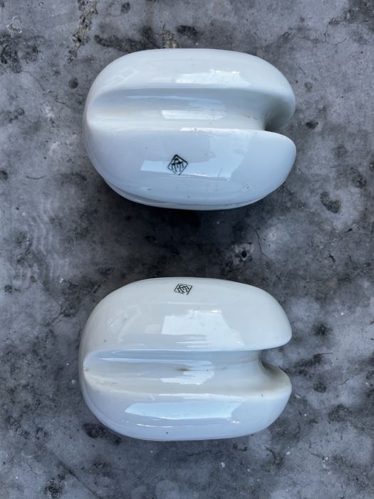 Lote de 4 pecas porcelana alta tensao  antigas