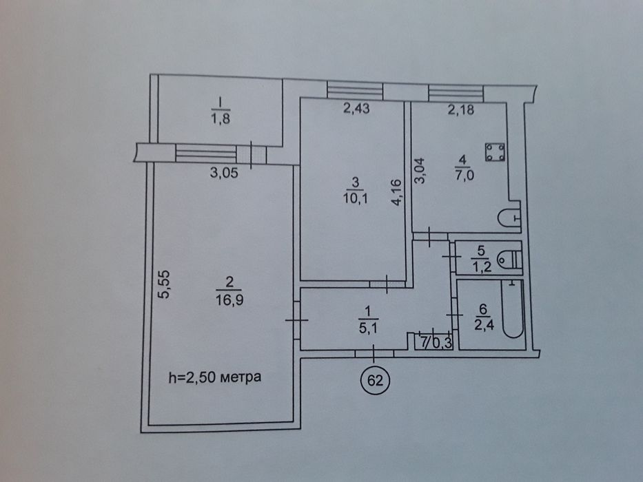 2-х кімнатна, вул.Покровська(Подбельского) 7,поруч з 173кв.