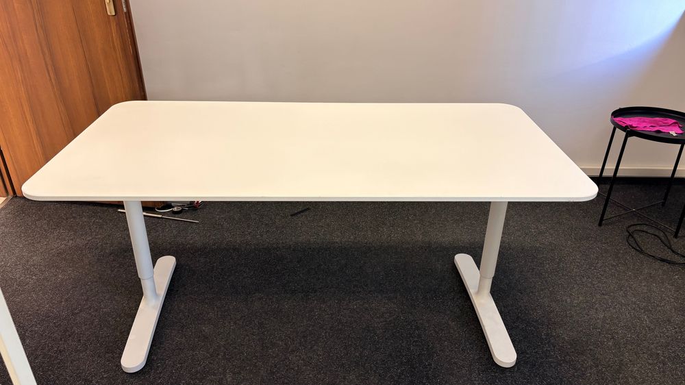 Biurko IKEA BEKANT białe 160×80 cm – stan idealny