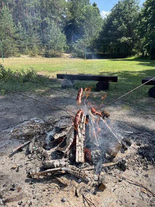 Agroturystyka "Kaszubskie Klimaty" z balią, ogniskiem, placem zabaw