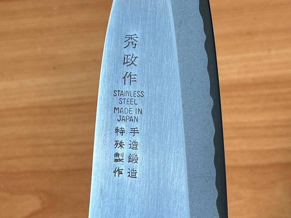 Японский кухонный нож Дэба HIDEMASA, ручная ковка, Made in Japan, 140 мм