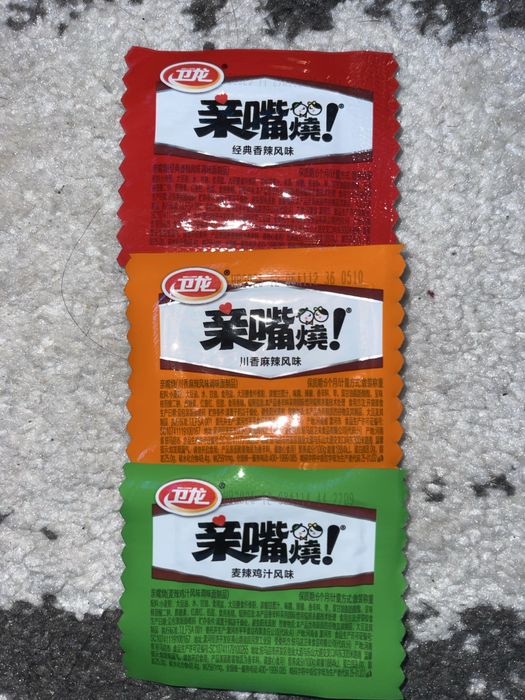 Бульдак, острое латяо, азиатские снеки