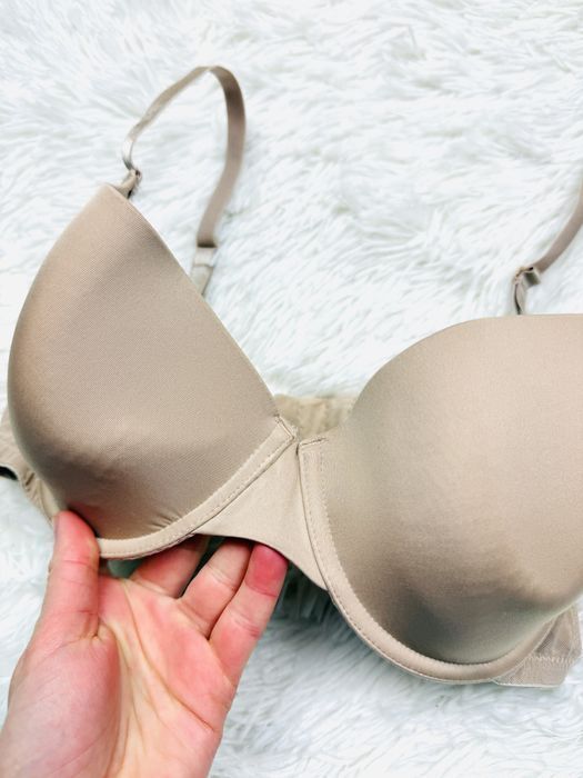 Biustonosz usztywniany 80B beżowy