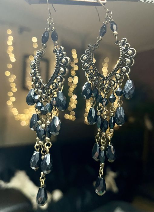 Kolczyki długie boho