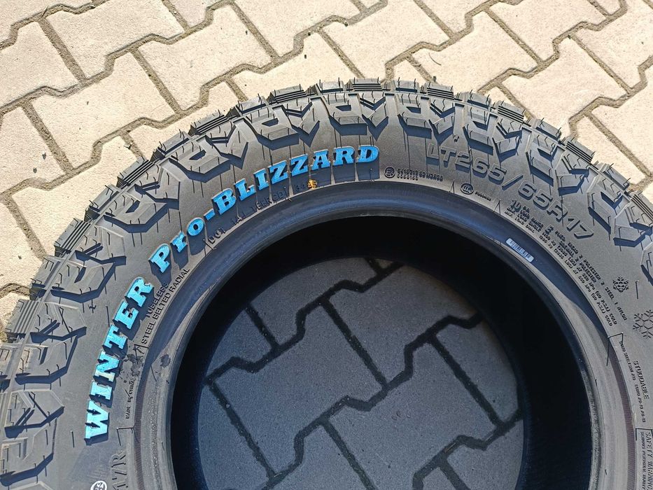 Opony 265/65R17 Comforser WINTER ProBLIZZARD Białe napisy i inne miary