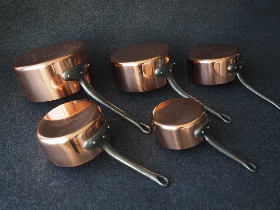 Кастрюля - ковш медная