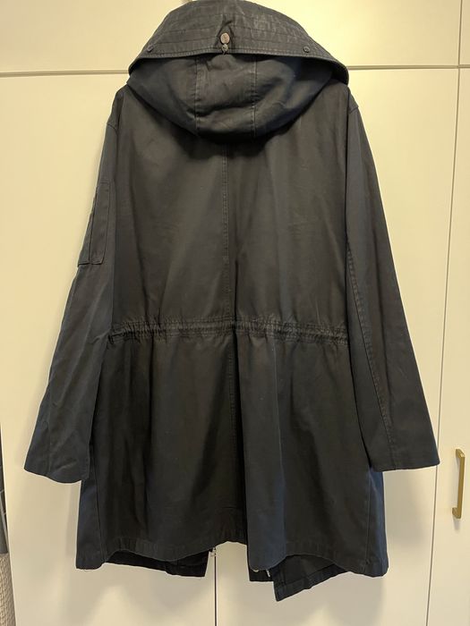 48 /50 Asos parka damska kurtka czarna uk 20