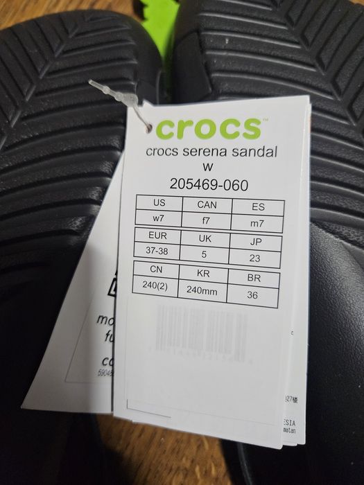 Crocs serena w7 37/38 sandały damskie