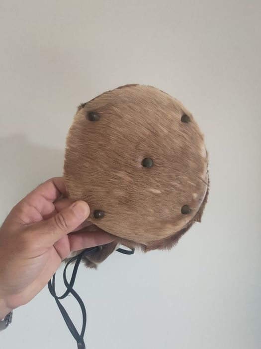 saco em pele vintage