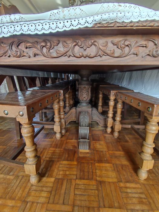 16 Cadeiras Rústicas Trono Luís XV