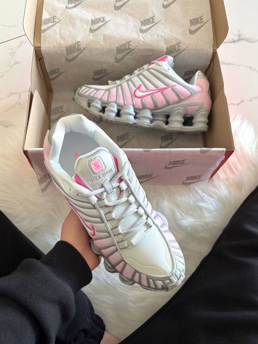 Кросівки Кроссовки Nike Shox TL Pink Foam Grey Pink Серый Розовый Сірий рожевий Кросовки демісезон