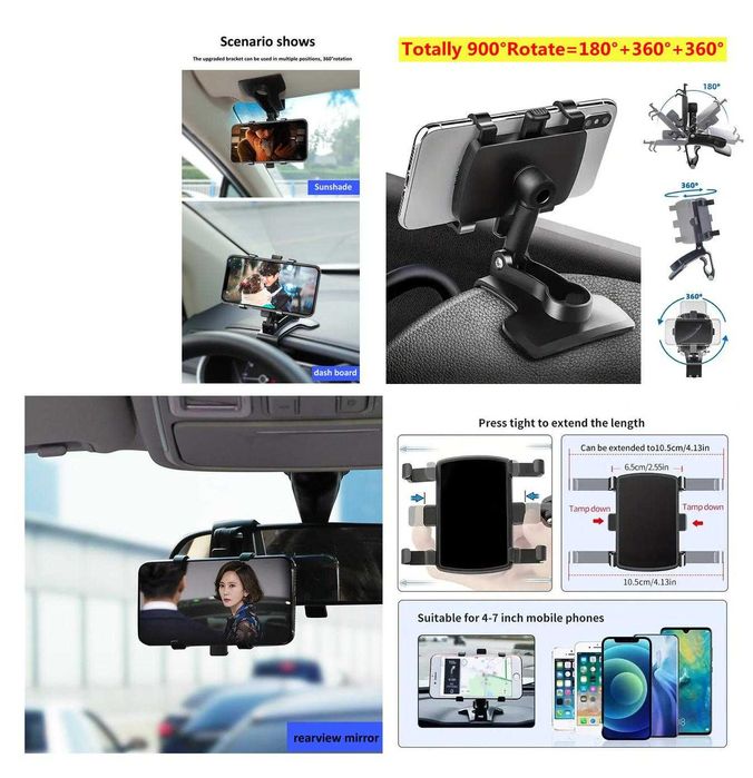 Suporte de Telemóvel para Carro (3 diferentes)
