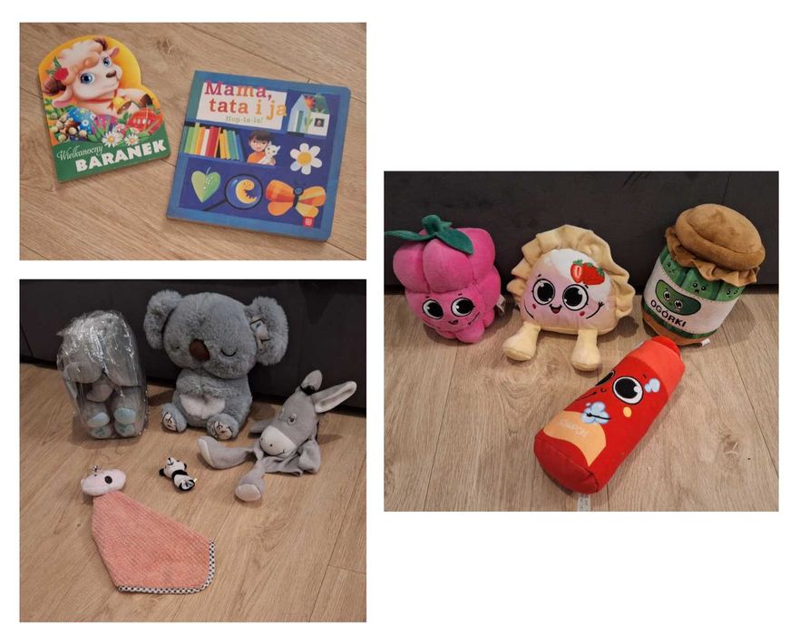 Zestaw zabawek dla niemowlaka – szumiś koala świecący + NOWY słonik
