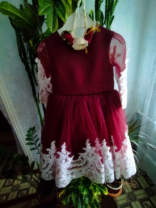 Сукня на 1 рік(бордова)