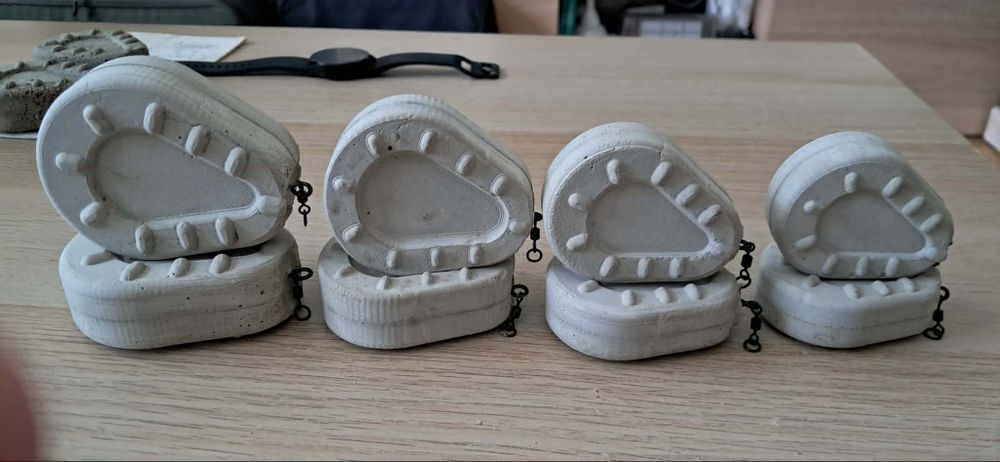Forma do odlewania ciężarków betonowych różne wzory możliwość personalizacji