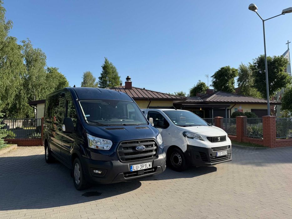 Wynajem busa 9-osobowego wypożyczalnia Transit Expert Jumpy Proace Trafic