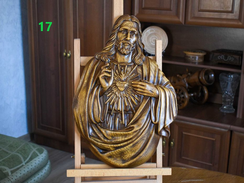 Панно з дерева, ікона, образ, Тайна Вечеря