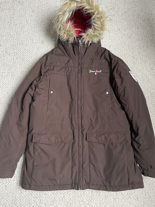 Kurtka puchowa z kapturem Jean Paul