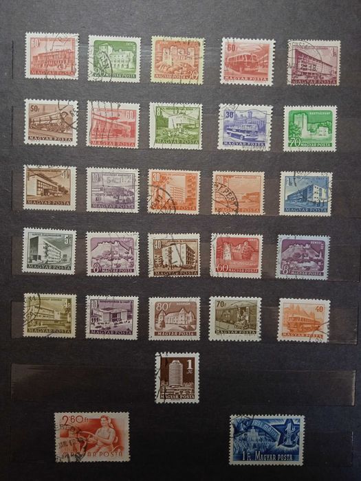 Znaczki Pocztowe Węgry Węgierskie Magyar Posta 66 szt (111)