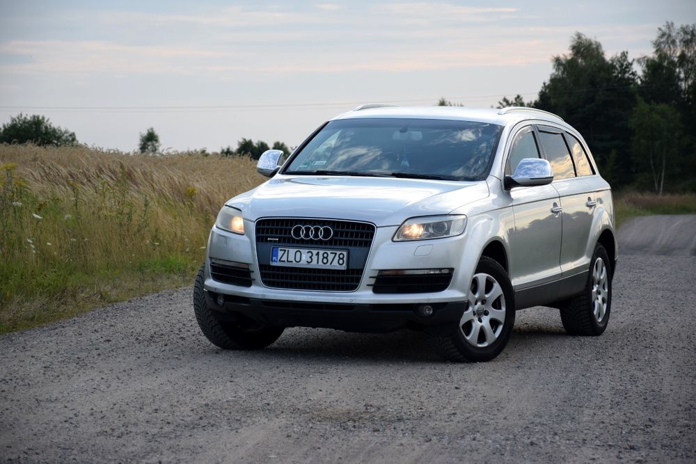 Audi Q7 zadbane webasto Łopatki do zmiany biegów