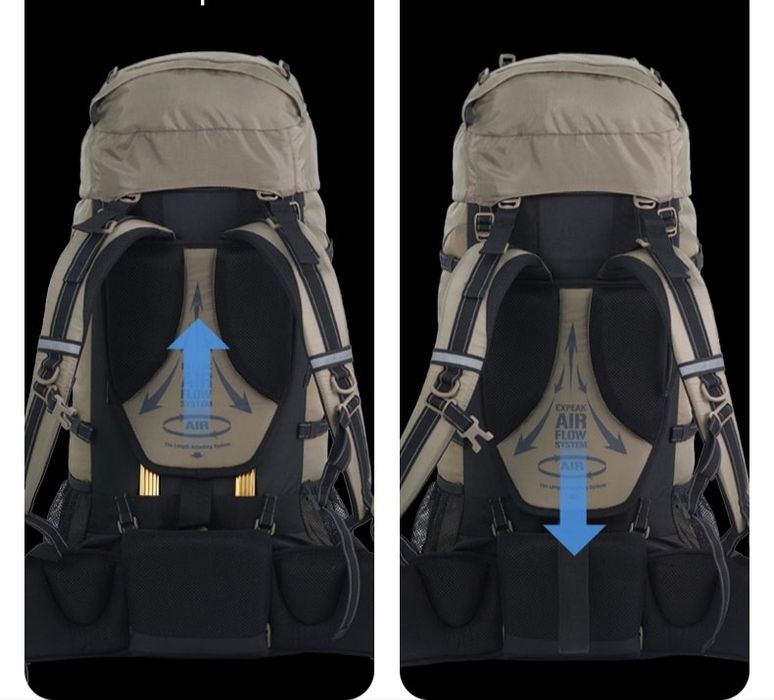 Рюкзак з каркасом, Naturehike 70l , туристичний трекінговиц,   + волог