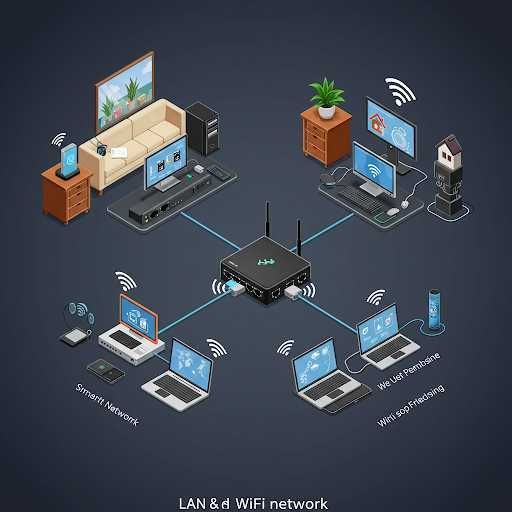 Montaż Monitoringu, Sieci LAN/Wi-Fi, Serwis komputerowy
