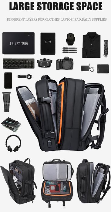 Рюкзак Xiaomi Bange Travel 45L BG-1908D сумка бананка sling mi валіза