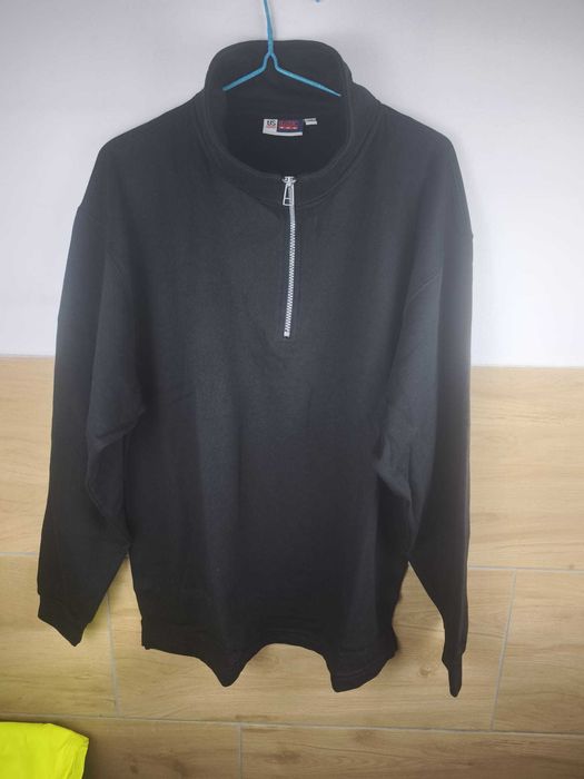 Bluza US Basic Halfzip – czarna XL NOWA