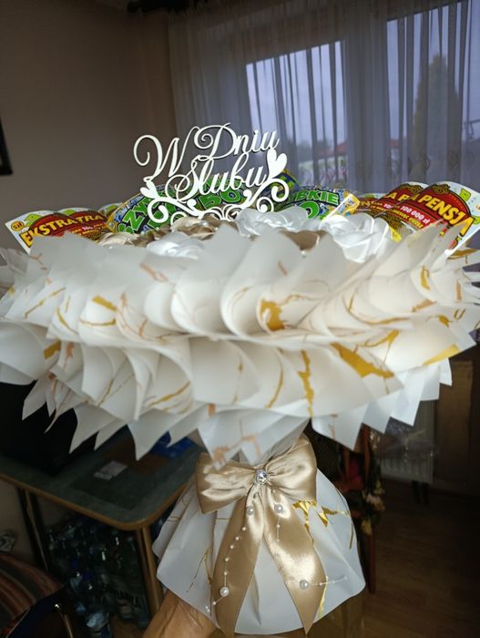 Bukiet z róż mydlanych Prezent na ślub wesele rocznicę urodziny