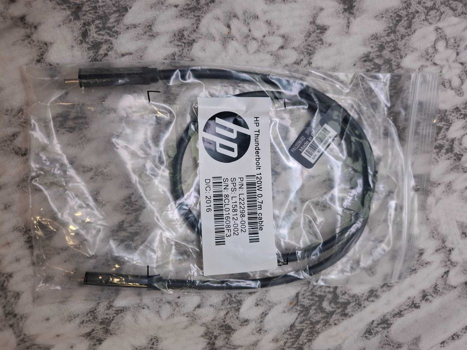 Кабель HP Thunderbolt 3 120W 0.7 м, оригінал, новий