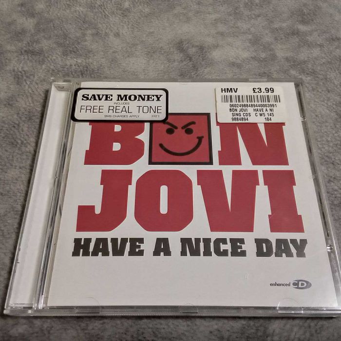 Bon jovi - have a nice day. фирменный cd -сингл в прекрасном состоянии