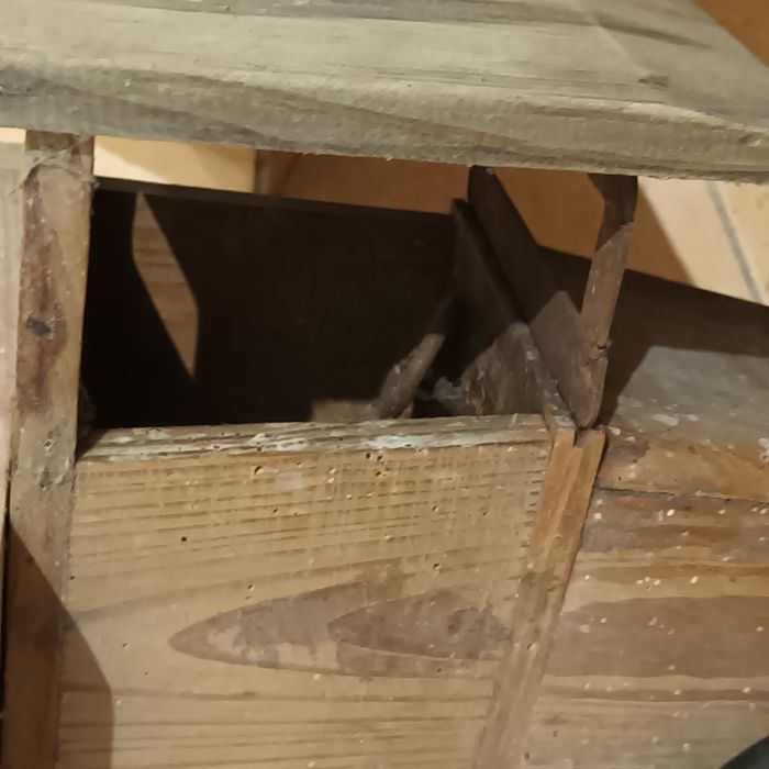 Antigo e raro camião de madeira