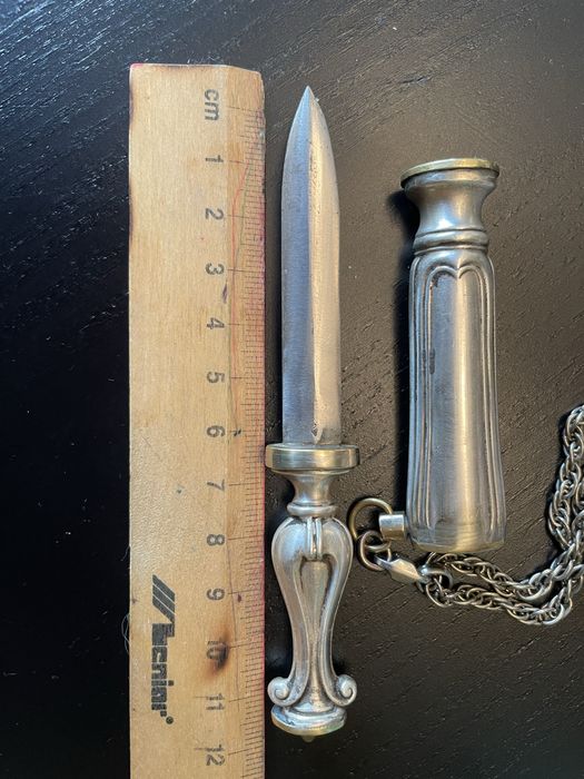 Nożyk samoróbka, odtrze stalowe