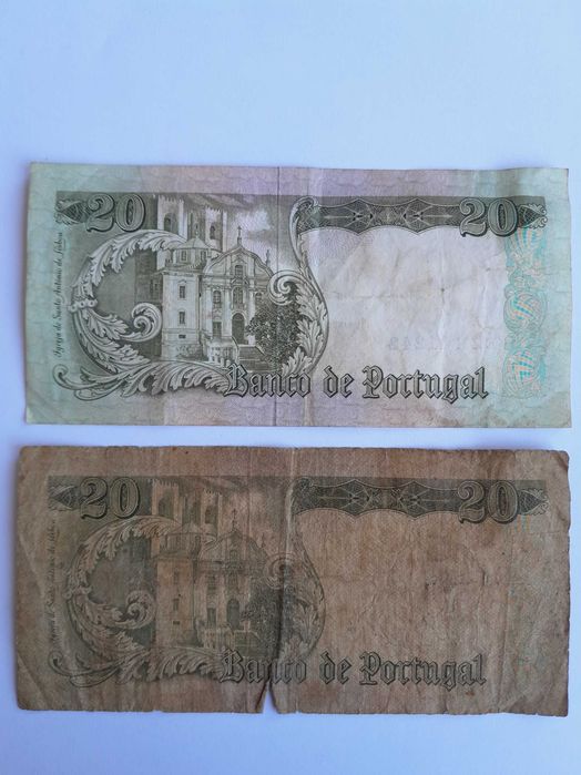 Notas 20 escudos - 1964